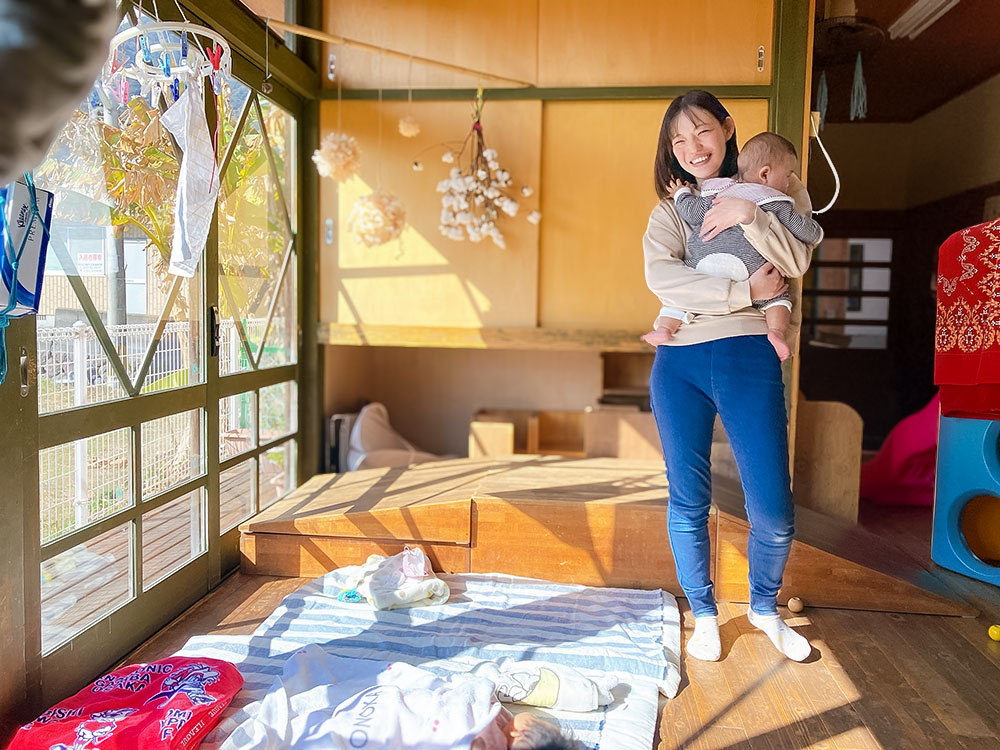 子育て支援センターくるみの家の室内の様子