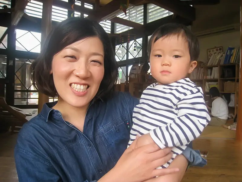 親子での活動のひとコマ