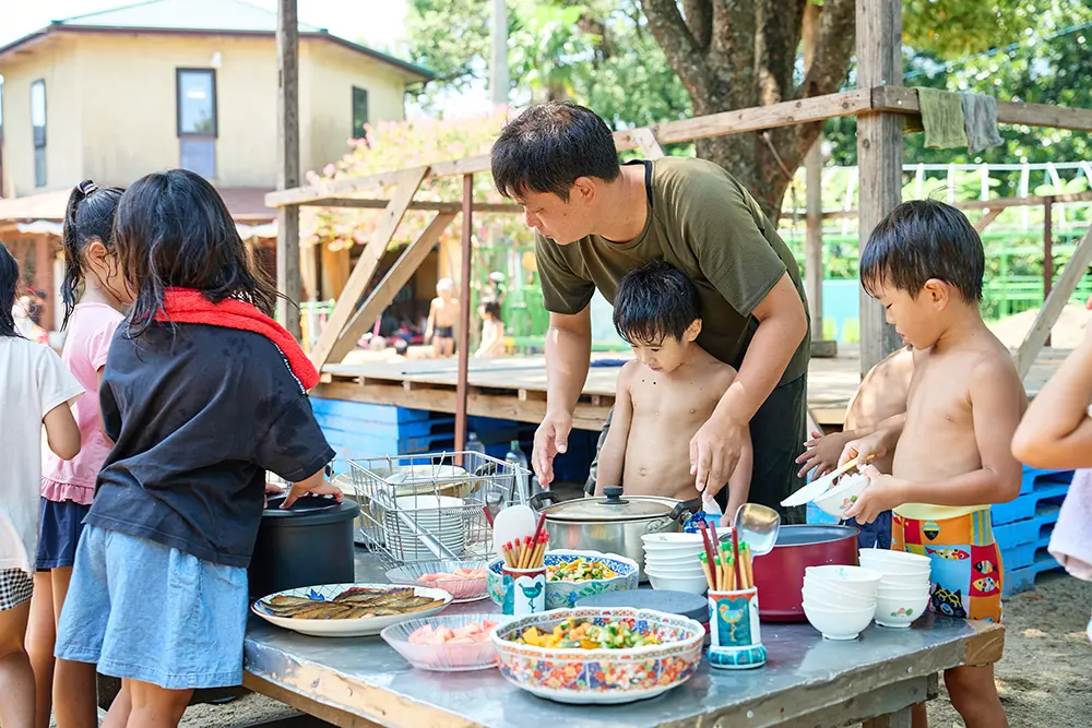 園で提供している手作り給食の一例