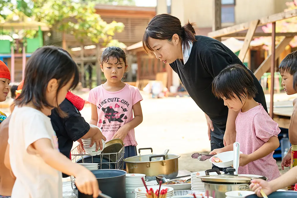 園で提供している手作り給食の一例