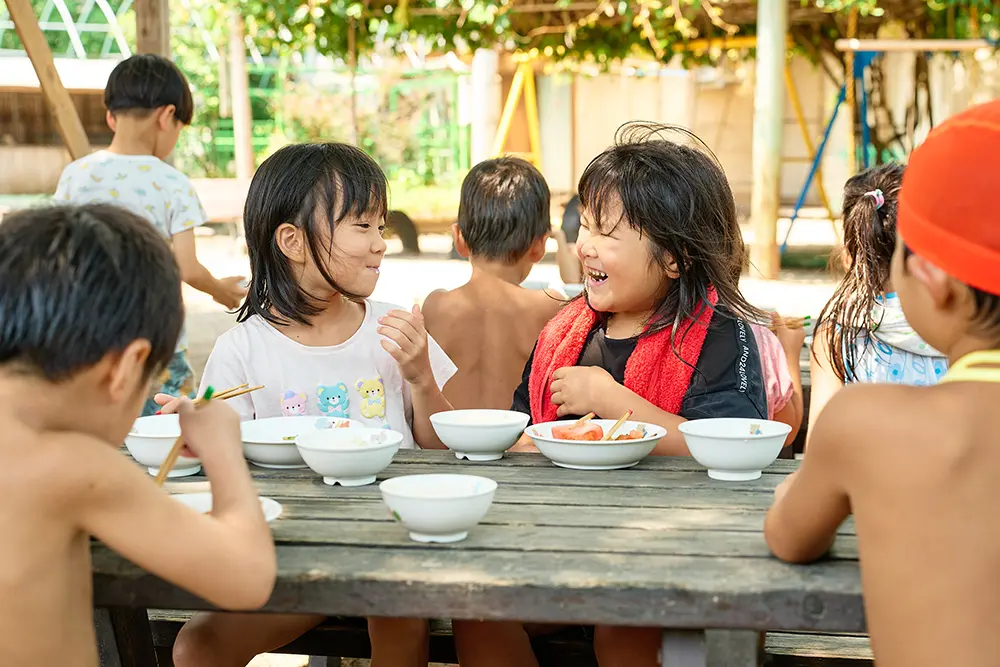 園で提供している手作り給食の一例