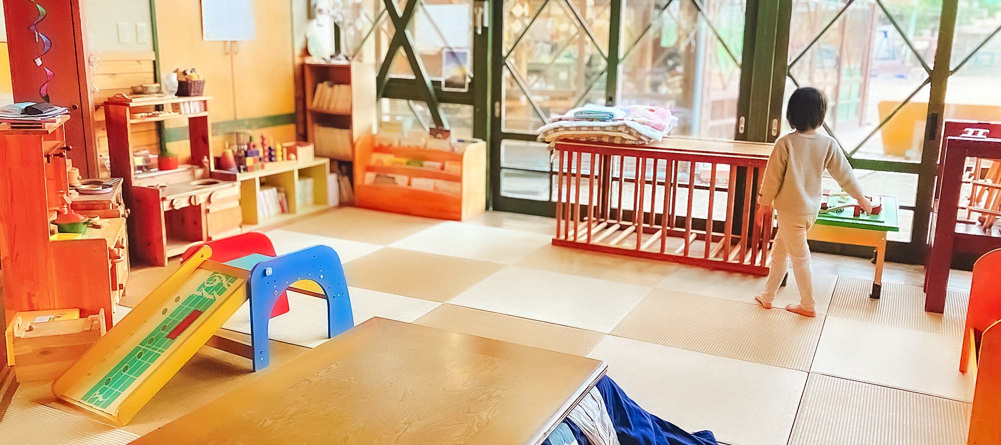 子育て支援センターくるみの家の室内の様子